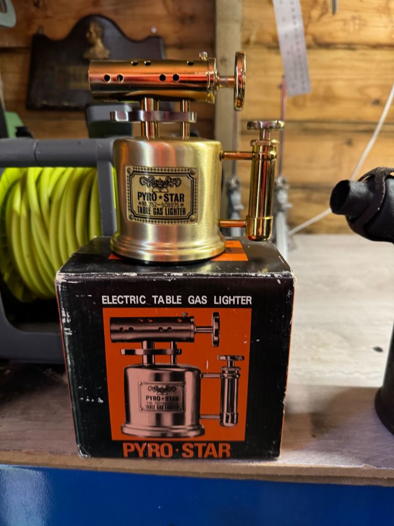 Vintage gas heat lamps 