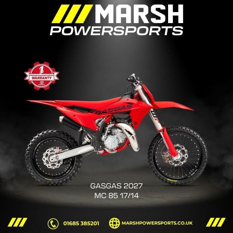 GasGas MC 85 17/14 2027 - GasGas Main Dealer - Reserve Now!