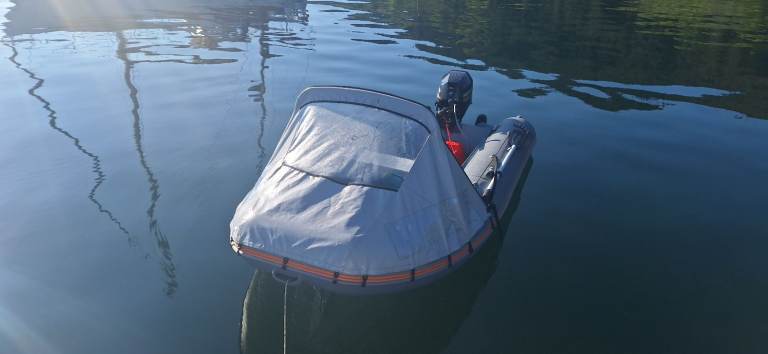 Frib 3.6m (folding rib) with 9.8hp tohatsu 2 stroke