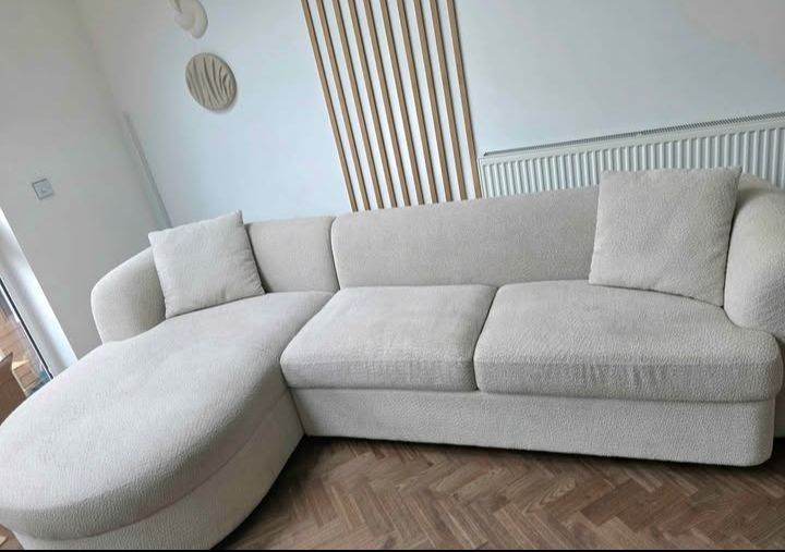 Like new sofa club sofa bed with ottoman 