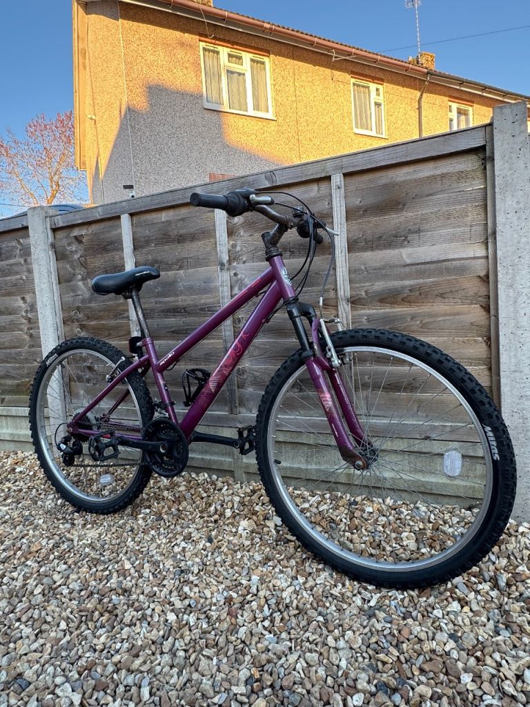 Purple Apollo Trax Bike Apollo Orchid Full Suspension Mountain Bike, 26  Inch Wheels, Women's Bike, Pearl/