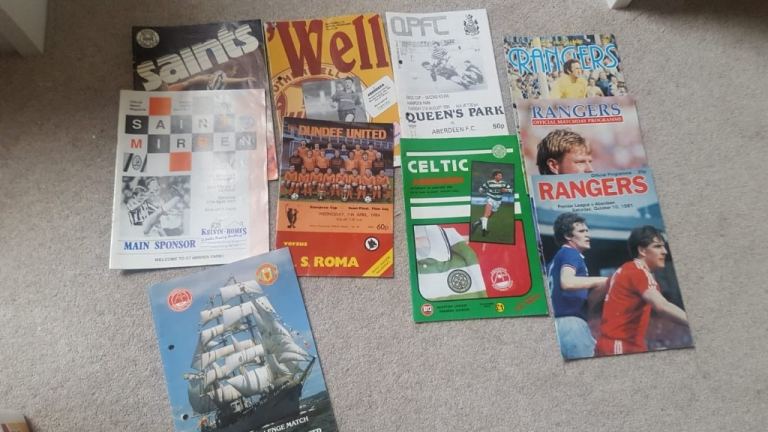 AFC programmes - 10 x misc fixtures