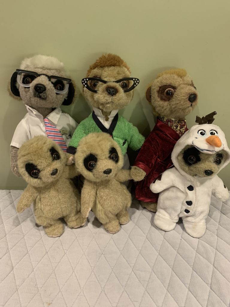 6 x Meerkats toys - £10