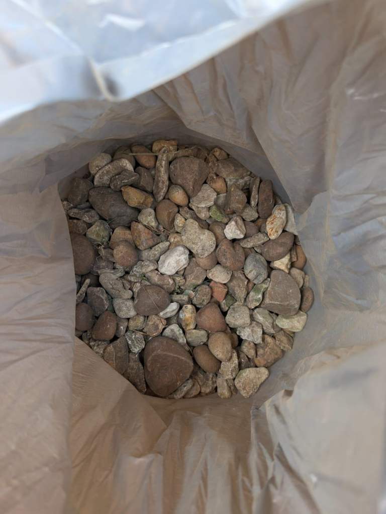 [FREE] Bags of Mixed Garden Pebbles/Stones – Good Condition