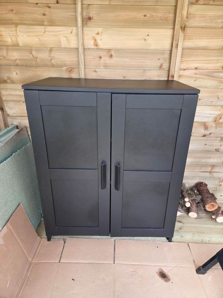 Black Ikea Cabinet 2 door
