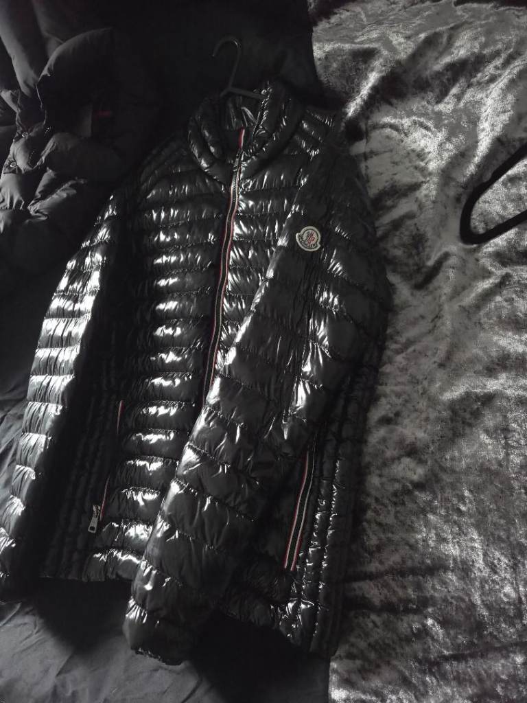 small size jacket wet look