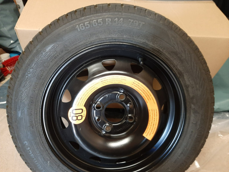 Full size spare space Saver for Ford KA mk2/Fiat 500 for sale. 