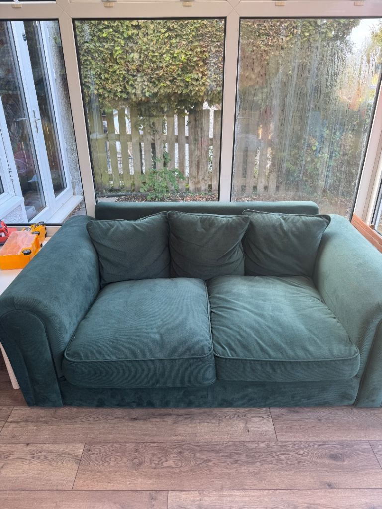 SLF24 Baron Green 2-seater sofa