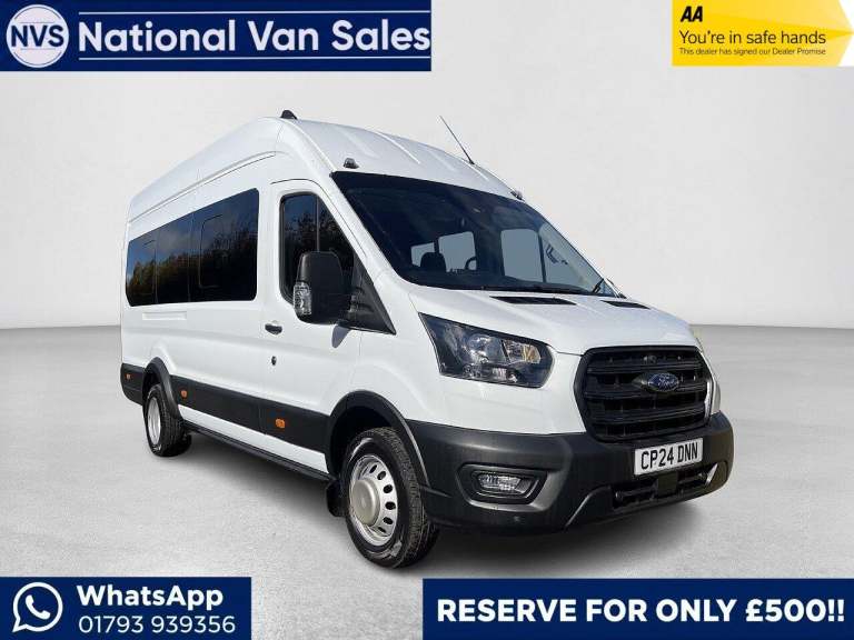 2024 Ford Transit 2.0 460 EcoBlue Trend RWD L4 H3 Euro 6 (s/s) 5dr (17 Seat, DRW) MINIBUS Diesel ...