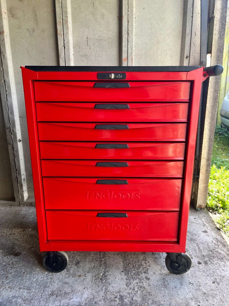 Teng Tools 7 Drawer 8 Series Roller Cabinet With Combination Lock
