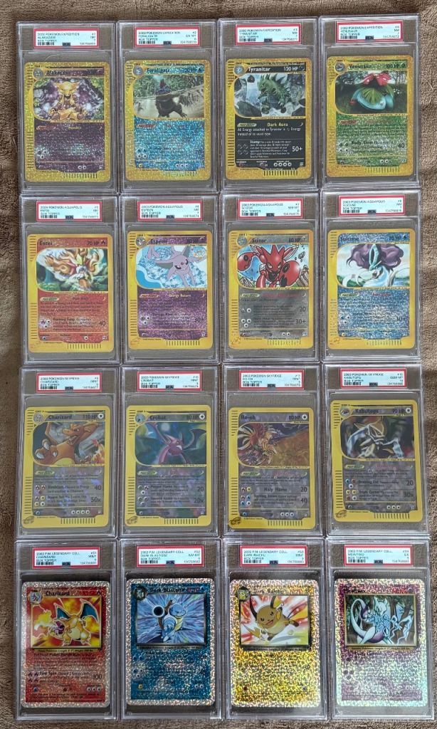 (Offers) Pokemon complete 16/16 box topper set PSA graded