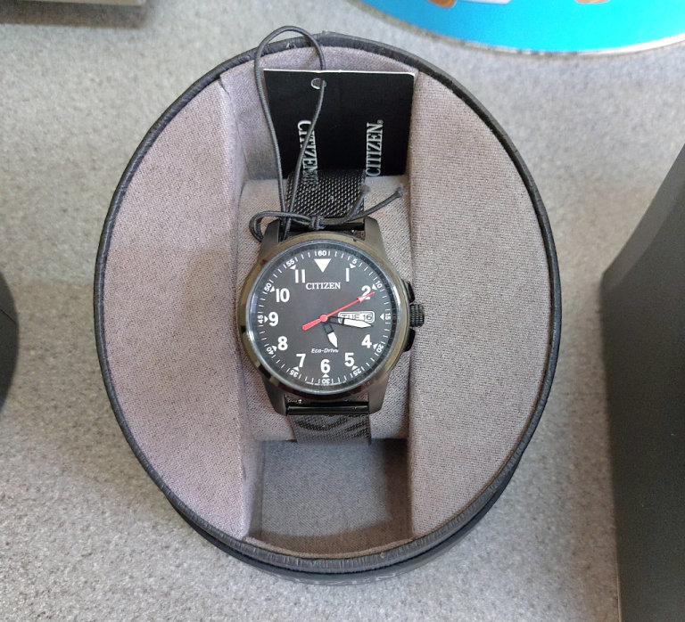Citizen Men's Sport Casual Day/Date Eco-Drive Strap Watch