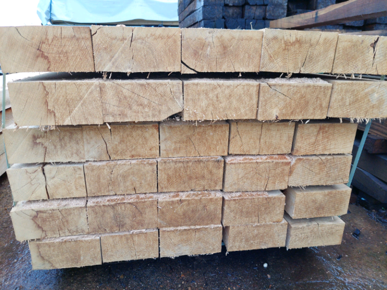 New french oak sleepers 100x200x2.4m 