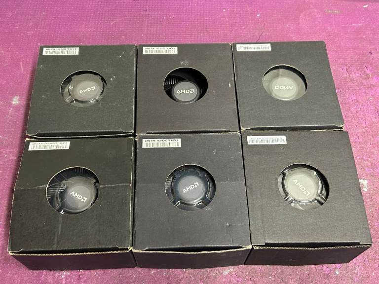 6 x AMD Ryzen CPU Coolers AM4 Brand NEW  
