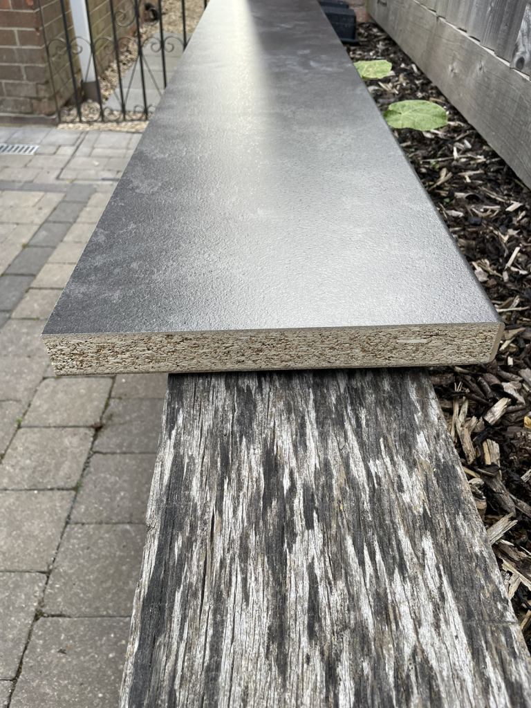 Laminate worktop- Grey slate
