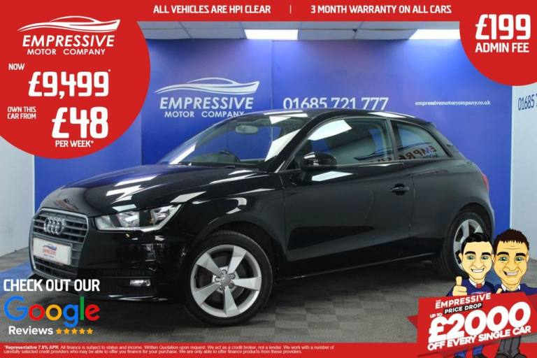 2016 66 AUDI A1 1.4 TFSI SPORT HATCHBACK 3DR PETROL S TRONIC EURO 6 (S/S) (125 P