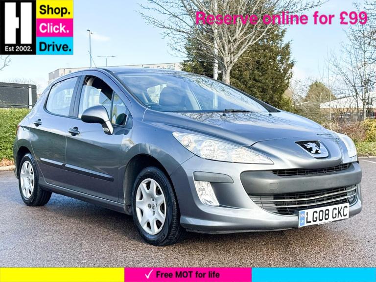 2008 Peugeot 308 1.4 VTi S 5dr HATCHBACK PETROL Manual
