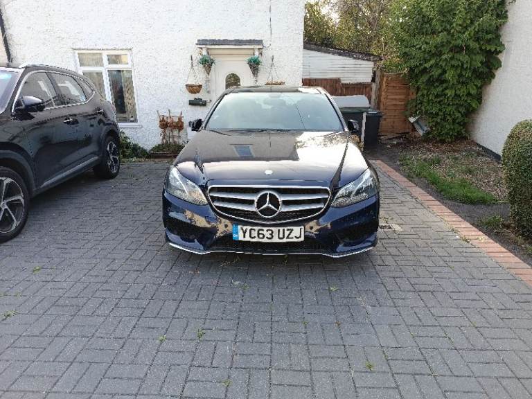 Mercedes-Benz E Class E300 Sport Bluetech HYBRID Auto Blue Luxury Saloon, Panoramic Rare Shape ULEZ