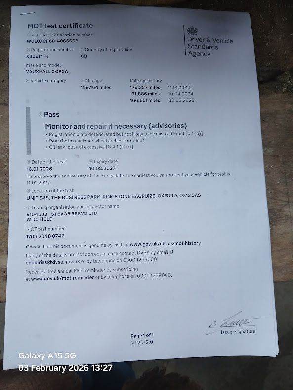 Vauxhall, CORSA, Hatchback, 2001, Manual, 1199 (cc), 5 doors