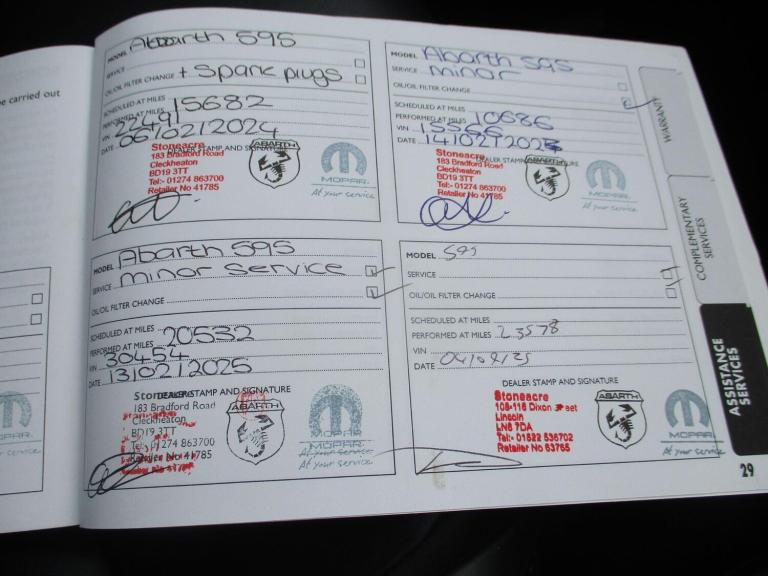 2020 Abarth 595 595 Turismo 1.4 Tjet 165hp HATCHBACK Petrol Manual