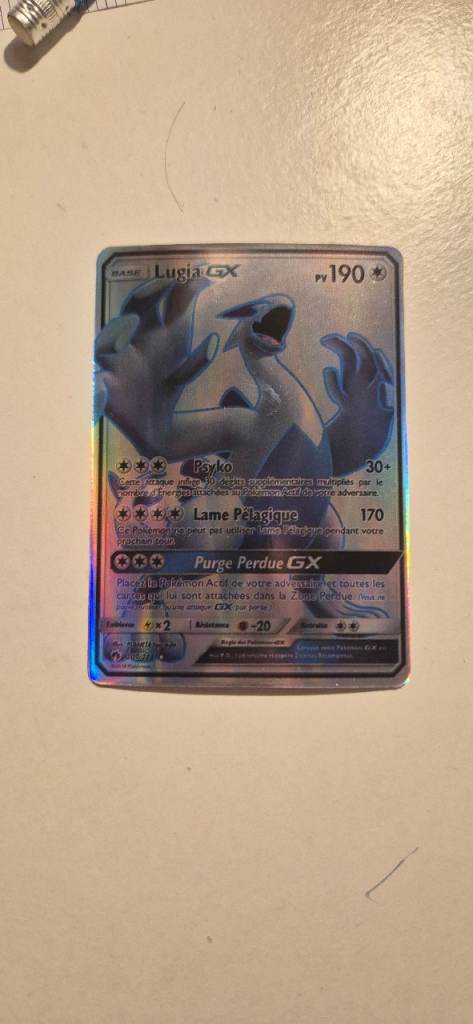 Lugia GX Pokémon card