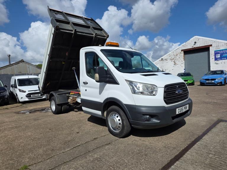 2015 Ford Transit 2015 SINGLE CAB TIPPER 3.5 TON NO VAT Tipper Diesel Manual CHASSIS CAB Diesel M...