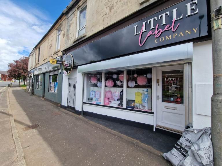 Shop available for rent on Wishaw main street