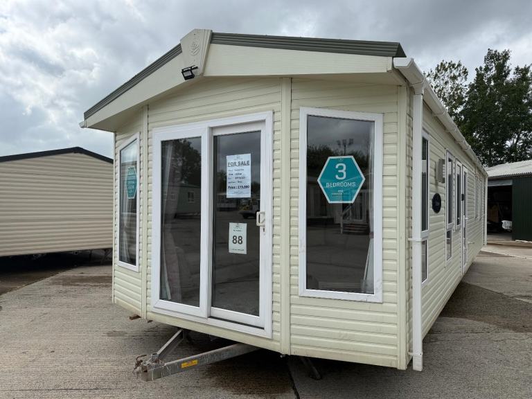 3 Bed Pemberton Static Caravan - DG, CH, Patio Doors, Ensuite - Offsite Sale