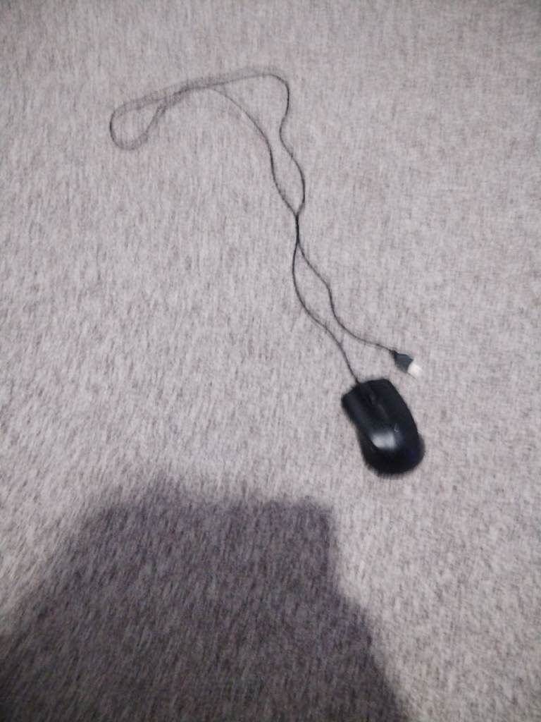 Black USB Wired Computer Mouse – Good Condition