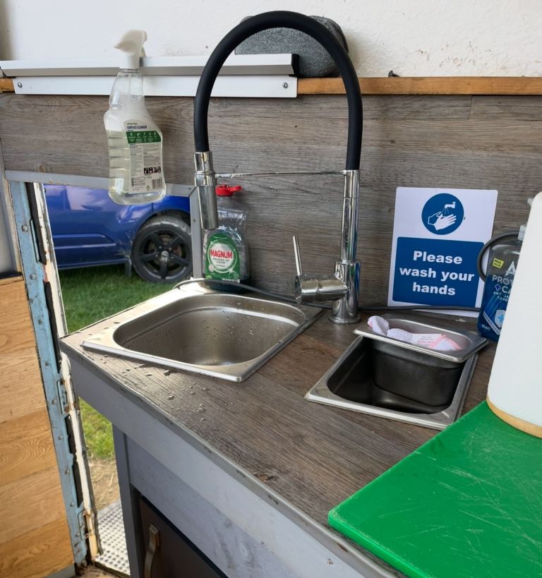 Fully converted Horsebox trailer with coffee machine/grinder