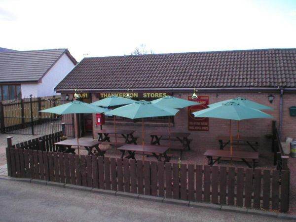 FREEHOLD SHOP WITH CAFE & LAND FOR SALE IN SCOTLAND OR CONVERSION TO FAST FOOD OR RESTAURANT
