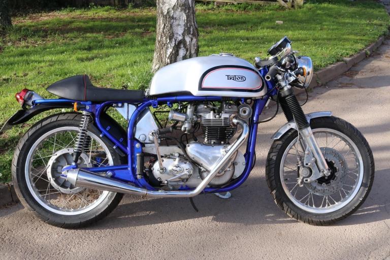Triton Norton Featherbed frame Triumph TR6 Engine, 750cc Conversion Cafe Racer