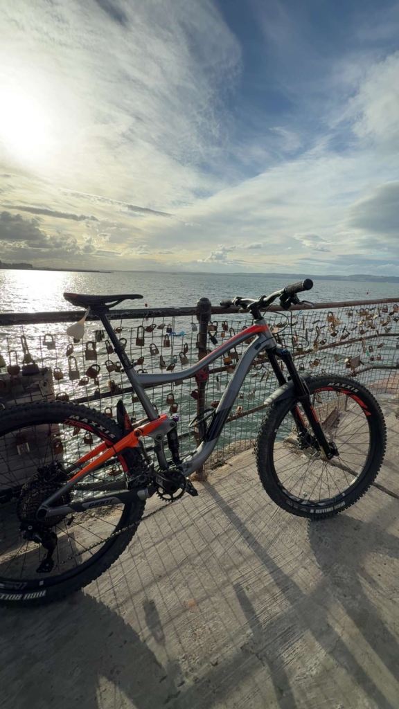 Giant trance Mountain Bike - Grey/Orange, Good Condition