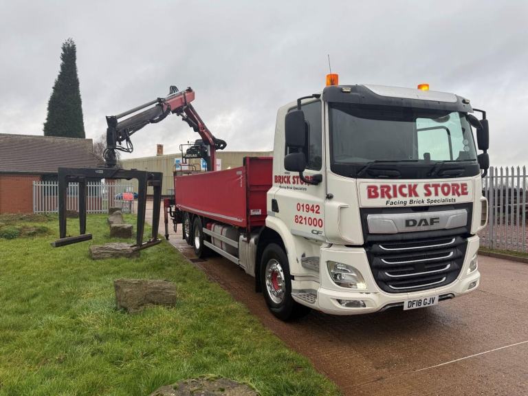DAF CF 450 FAN 2018 (18) EURO 6 6X2 REAR LIFT STEER, FLAT BODY WITH SIDE CURTAIN