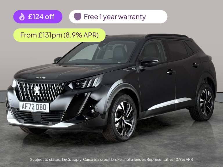 2022 Peugeot 2008 1.2 PureTech GT SUV 5dr Petrol Manual Euro 6 (s/s) (130 ps) - BLACK ROOF RA Suv...