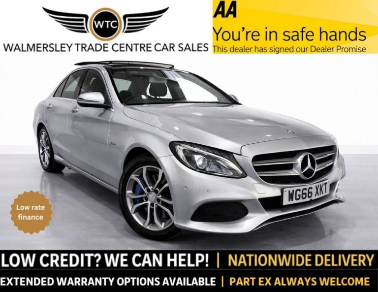 2016 Mercedes-Benz C Class 2.0 C350e 6.4kWh Sport (Premium Plus) Saloon 4dr Petrol Plug-in Hybrid...