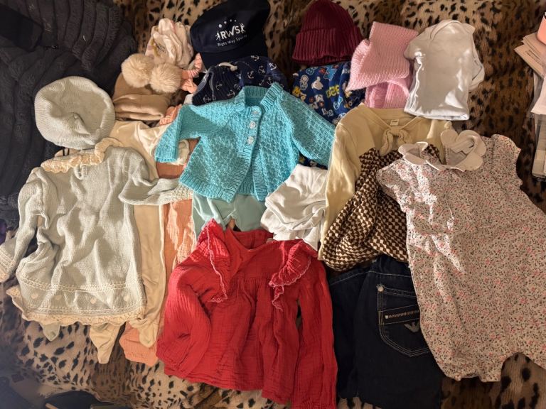 Baby Girl Clothes Large Bundle 3-6 -18 Months