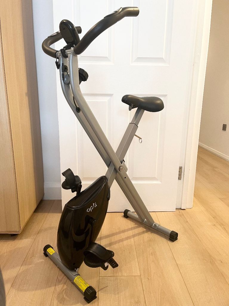 Opti folding exercise bike - New