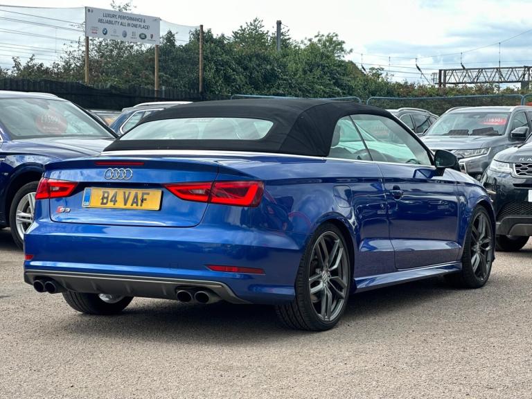  Audi S3 2.0 TFSI Cabriolet S Tronic quattro Euro 6 (s/s) 2dr (Nav) Petrol Automatic