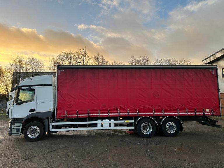 MERCEDES ACTROS 2532 *EURO 6* 26 TONNE CURTAINSIDE 2019 – BV19 JXK