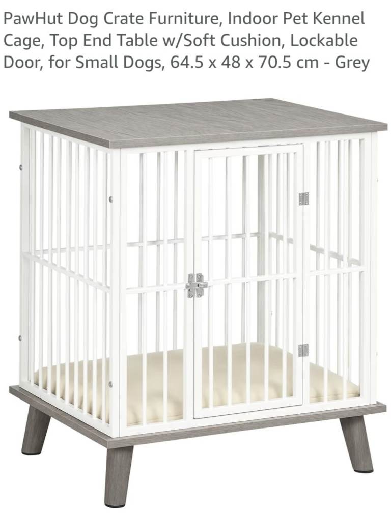Dog Crate/cage side table 