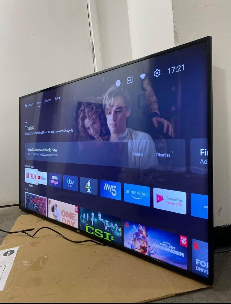 50"JVC  4k UHD HDR SMART WIFI LED TV PERFECT WORKING 165£ 