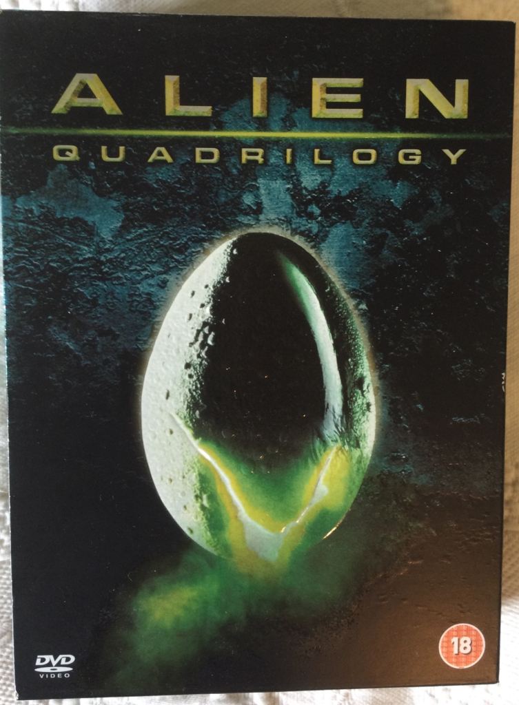 ALIEN QUADRILOGY: DVD BOX SET OF 4 original ALIEN MOVIES. VG Condition.