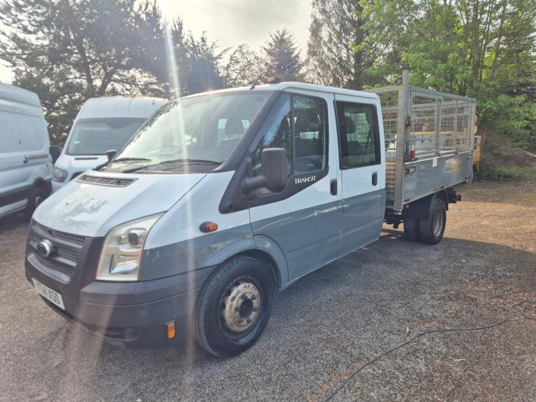 2014 Ford Transit T350 125 PS LWB CREW CAB CAGED TIPPER DIRECT COUNCIL CHASSIS CAB Diesel Manual