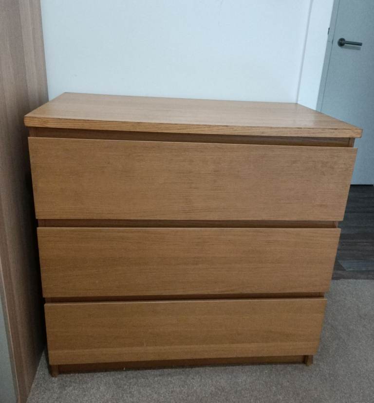 IKEA MALM Chest of 3 drawers