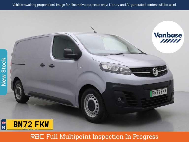 2022 Vauxhall Vivaro Electric 3100 75kWh Dynamic Panel Van 6dr Electric Auto L1 H1 (7.4kW Charger...
