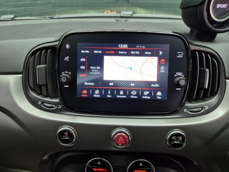 2022 Abarth 595C Turismo Convertible, Leather,Motorhome Tow Car (Braked) A Frame