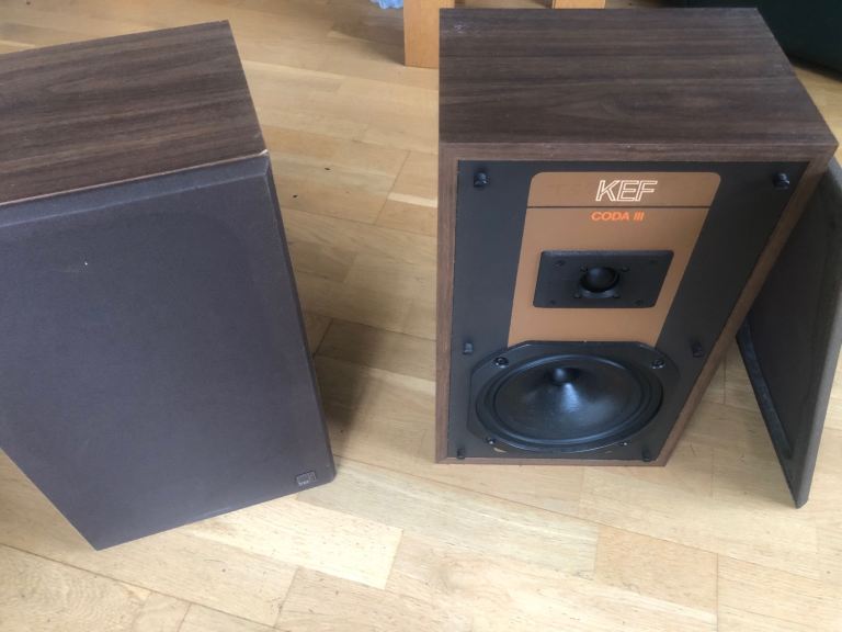 Kef Coda 3 bass speakers