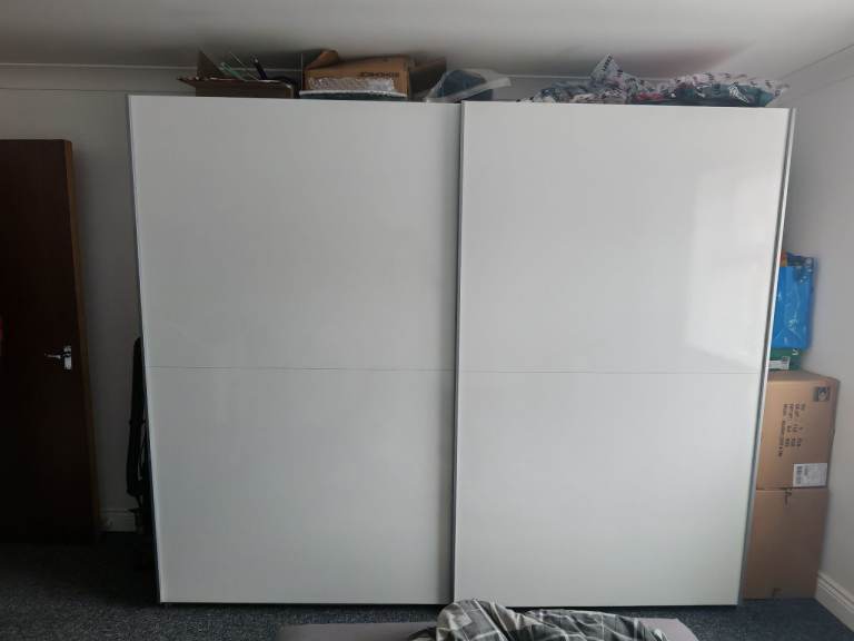 White large wardrobe 