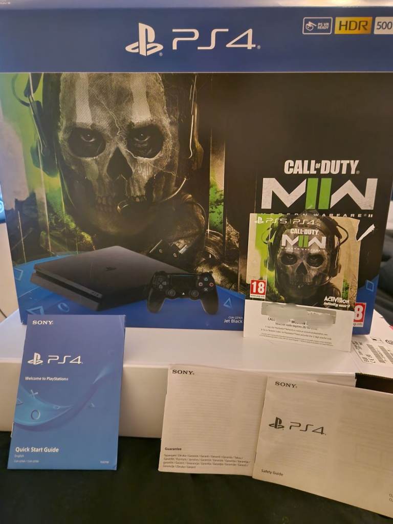 image for Ps4 consol 500 with Modern warfare 2 & uncharted Nathan Drake collection 